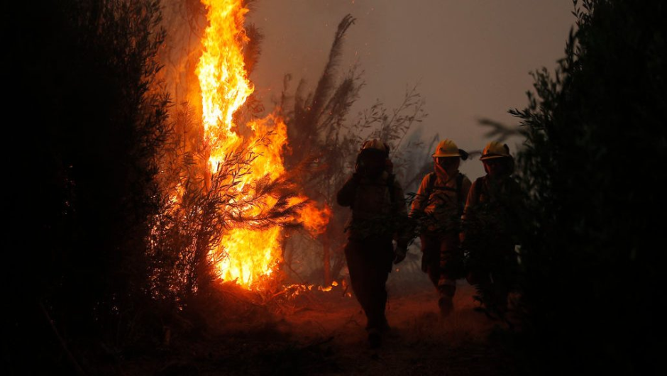 incendio en chile