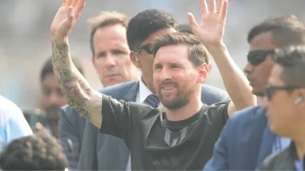 El-caos-que-desato-la-visita-de-Lionel-Messi-en-India