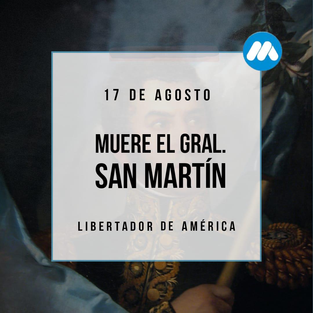 Nuevo aniversario de la muerte del General San Martín