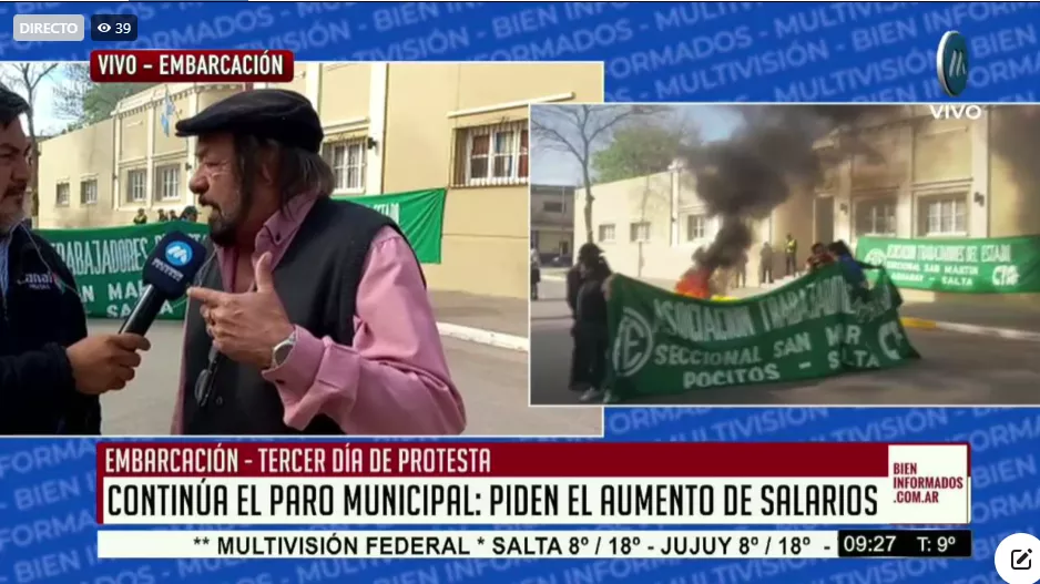 29-09 Protesta Municipales de Embarcación